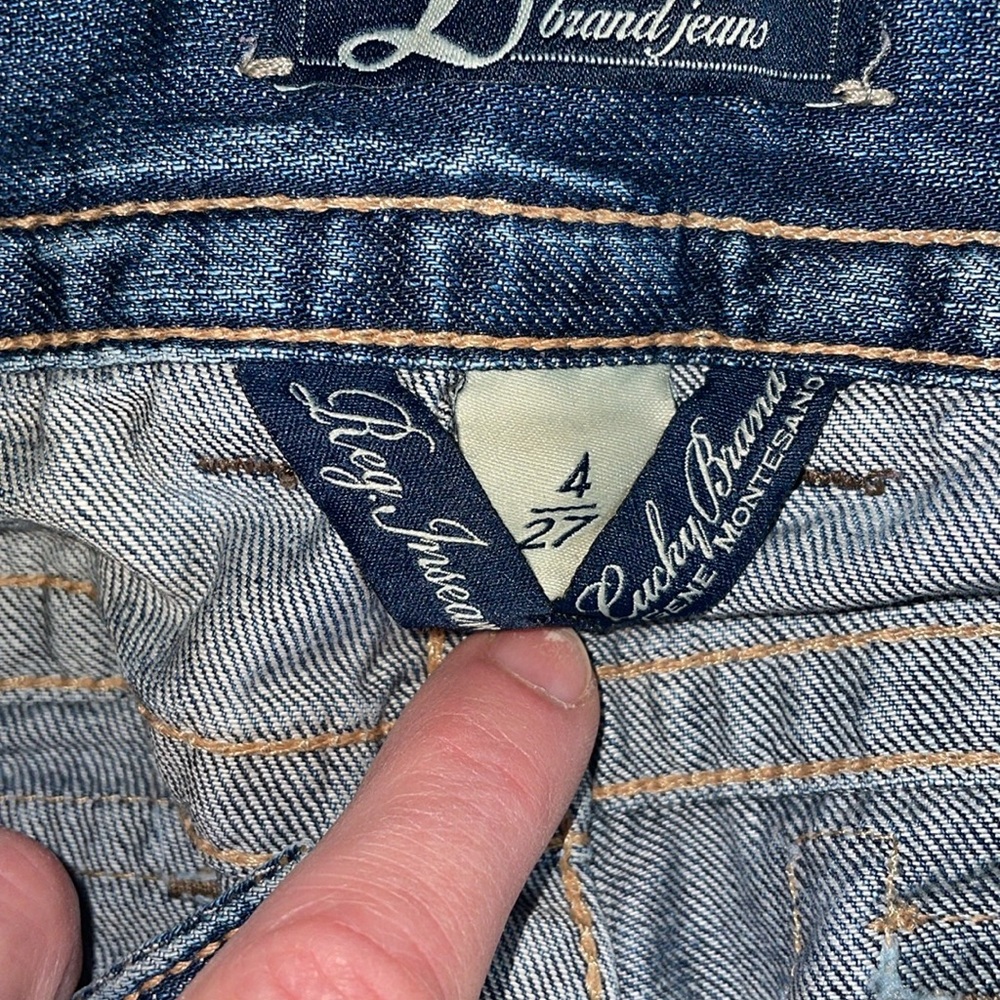 Lucky Brand Kane lil Maggie jeans Sz 4 - Picture 10 of 16